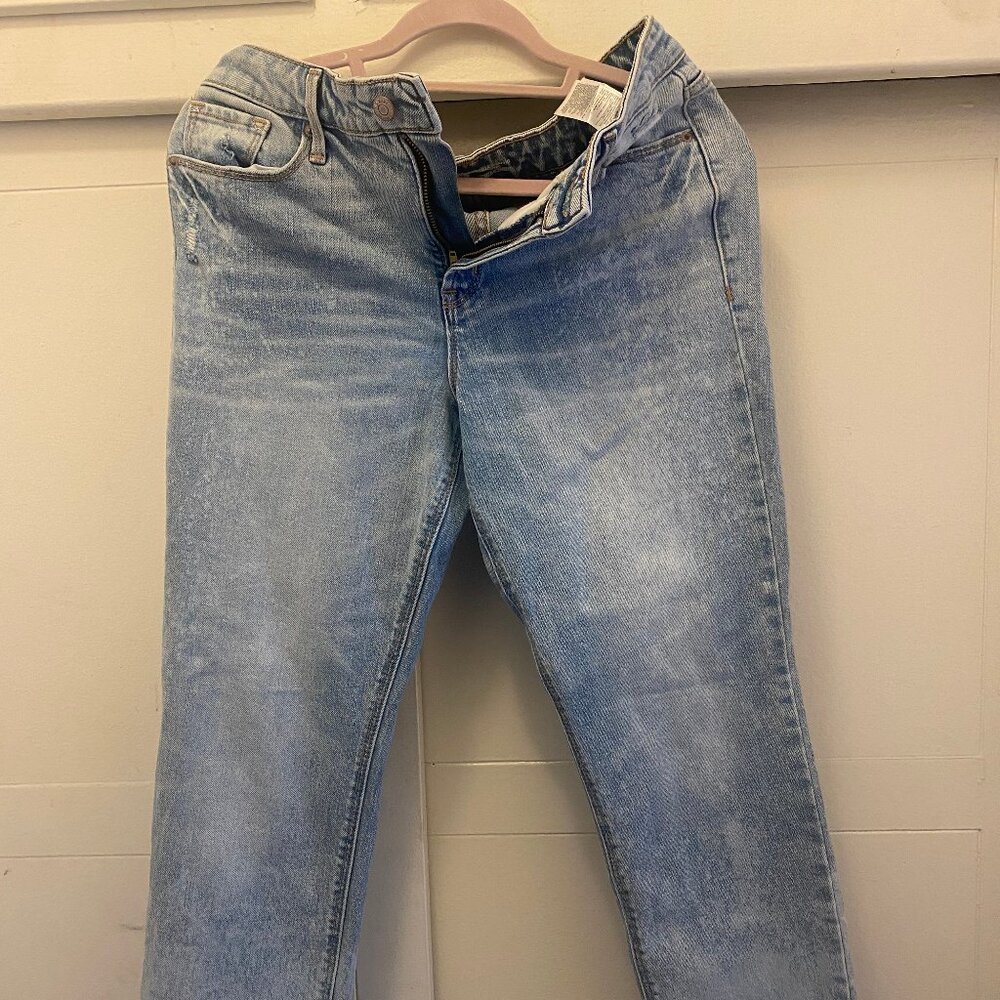 Old Navy straight/slim high rise jeans, Size 10 (fits like 8)